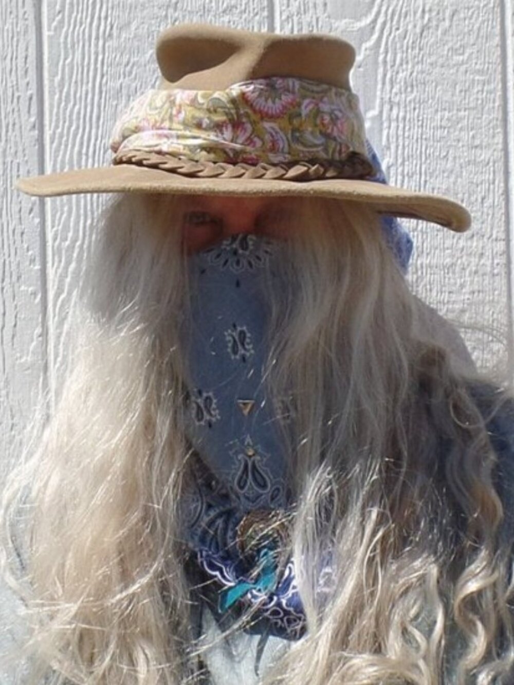 Hand Crafted Upcycled Scarf - Picture 4 of 8